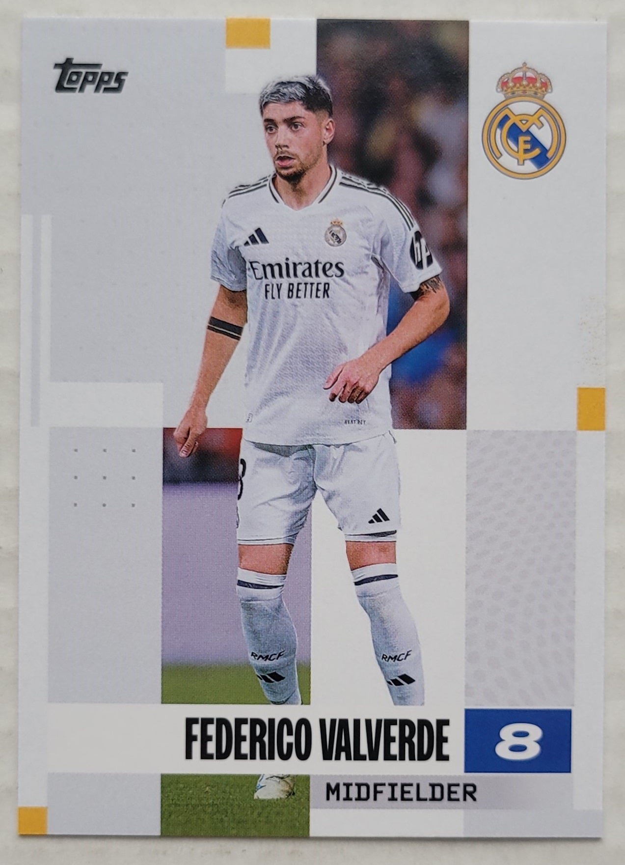 Federico Valverde - 2024-25 Topps Real Madrid Team Set #8