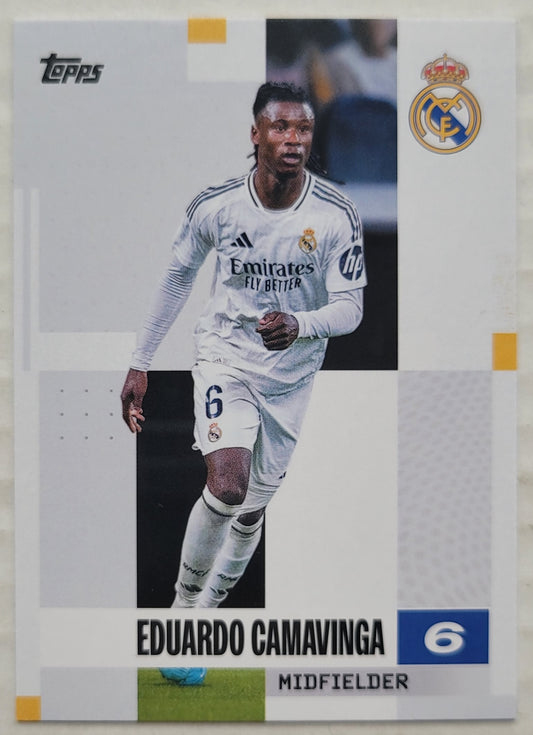 Eduardo Camavinga - 2024-25 Topps Real Madrid Team Set #12