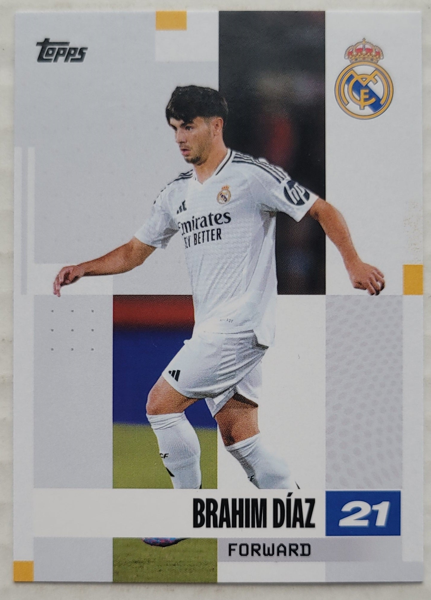 Brahim Diaz - 2024-25 Topps Real Madrid Team Set #22