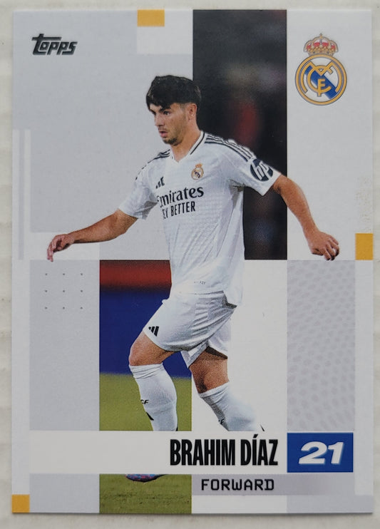 Brahim Diaz - 2024-25 Topps Real Madrid Team Set #22