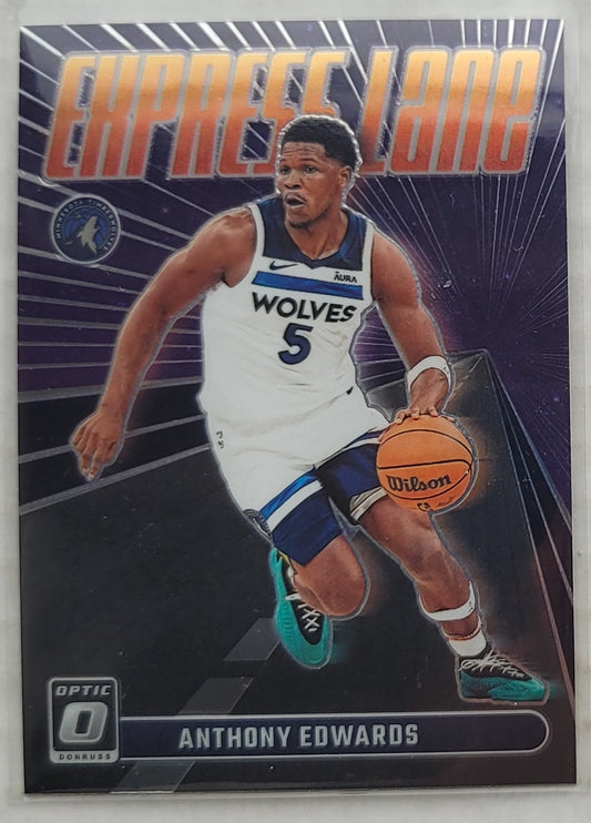 Anthony Edwards - 2023-24 Donruss Optic Express Lane #24