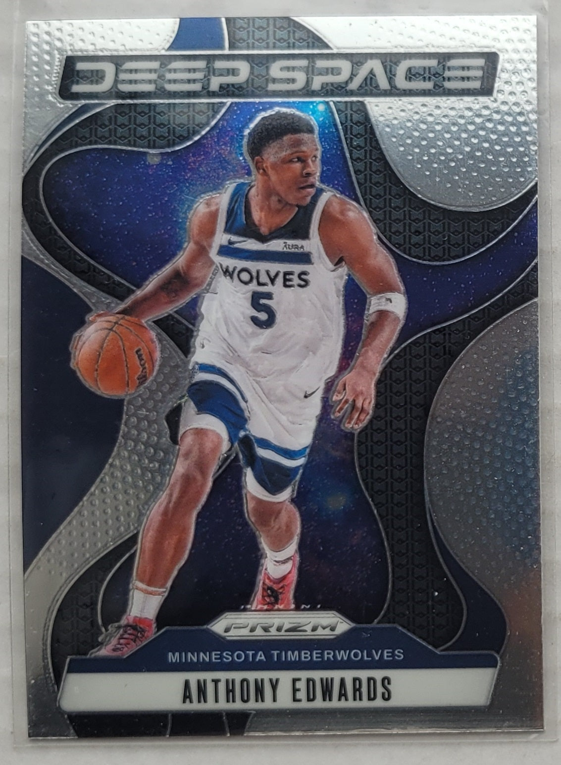 Anthony Edwards - 2024-25 Panini Prizm Deep Space #3