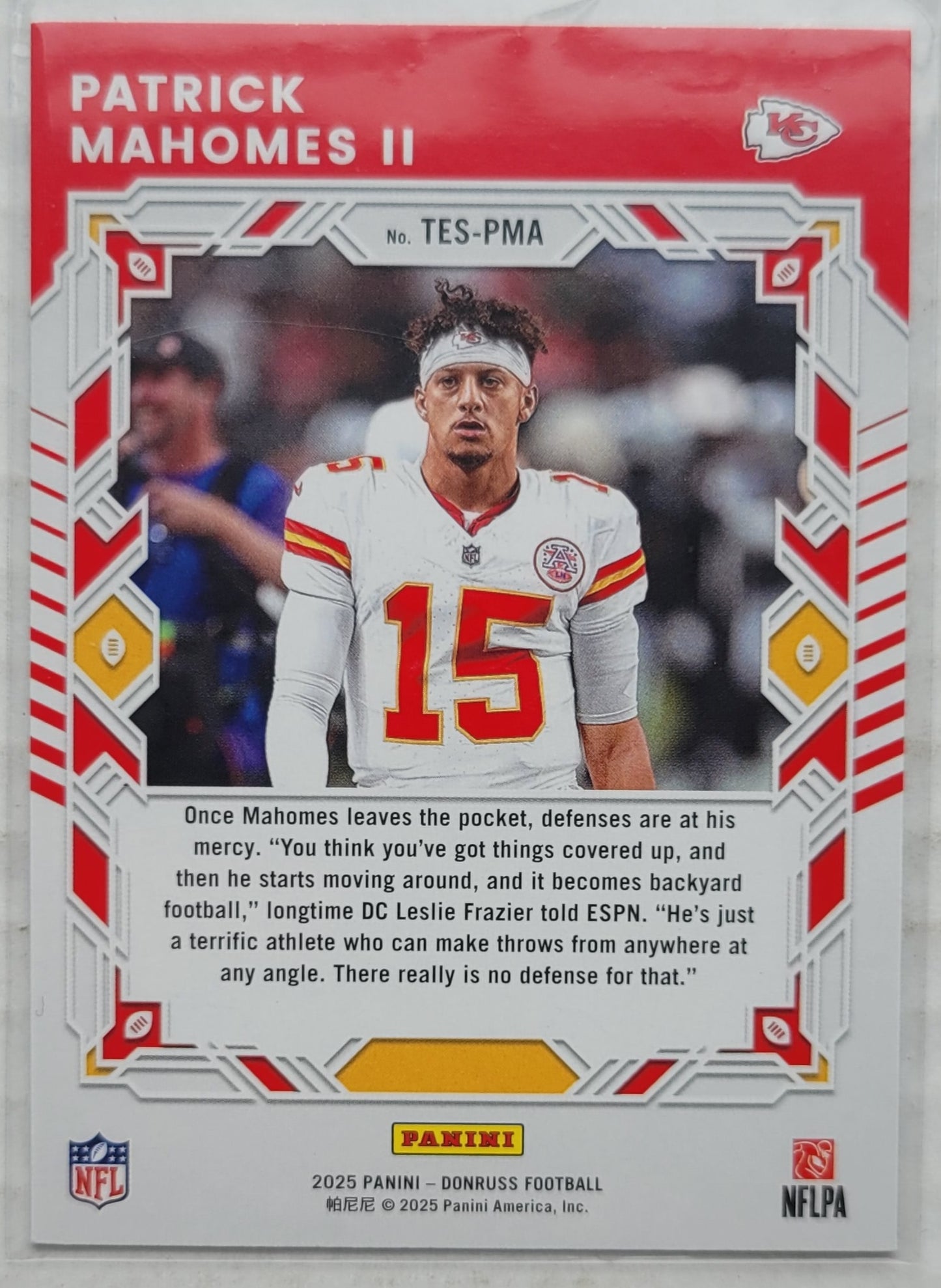 Patrick Mahomes II - 2025 Donruss The Elite Series #28