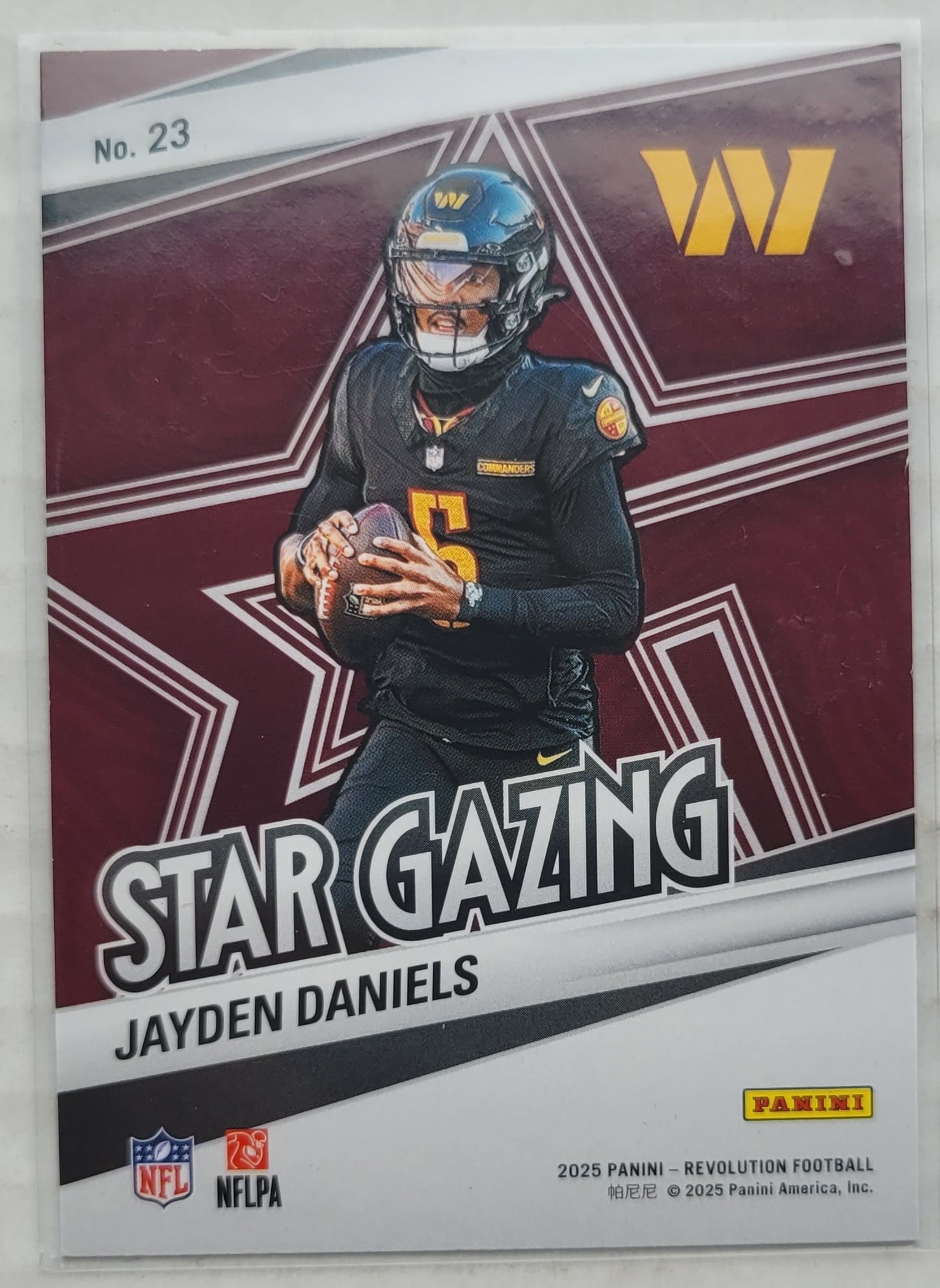 Jayden Daniels - 2025 Panini Revolution Star Gazing #23