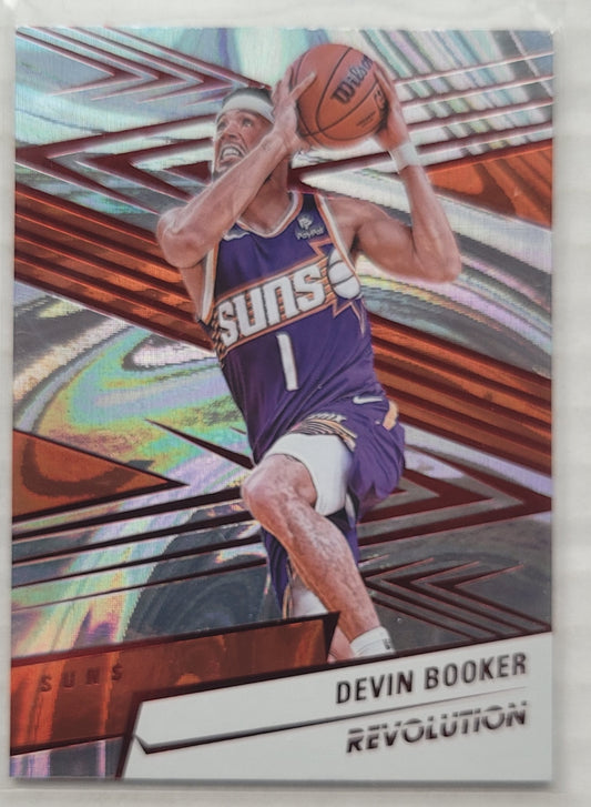 Devin Booker - 2024-25 Panini Revolution Red Swirl #83
