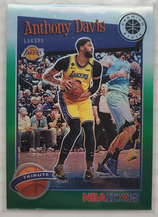 Anthony Davis - 2019-20 Hoops Premium Stock Prizms Green #294