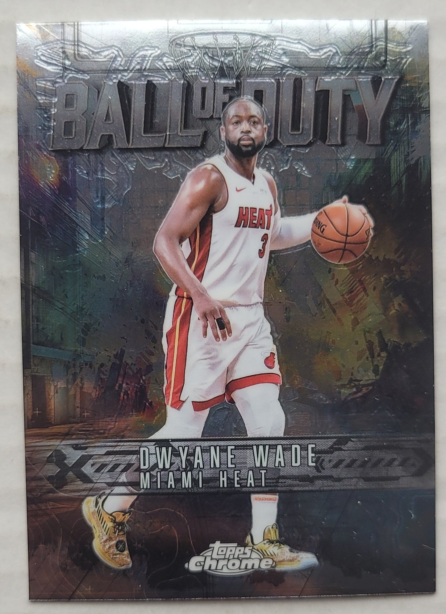 Dwyane Wade - 2025-26 Topps Chrome Ball of Duty #BD16