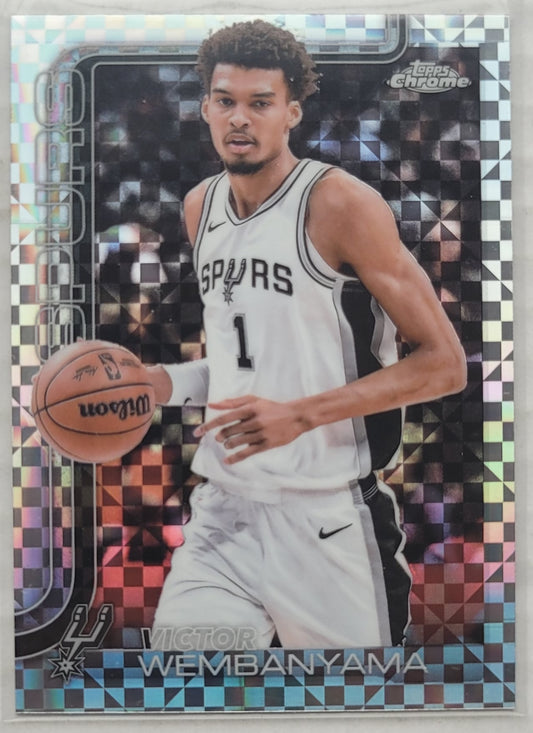 Victor Wembanyama - 2025-26 Topps Chrome X-Fractors #221