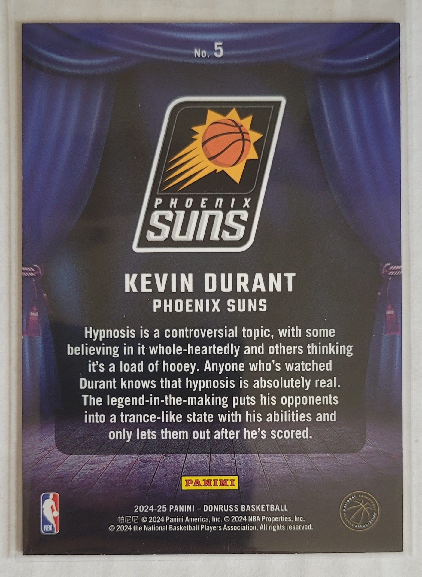 Kevin Durant - 2024-25 Donruss Magicians #5