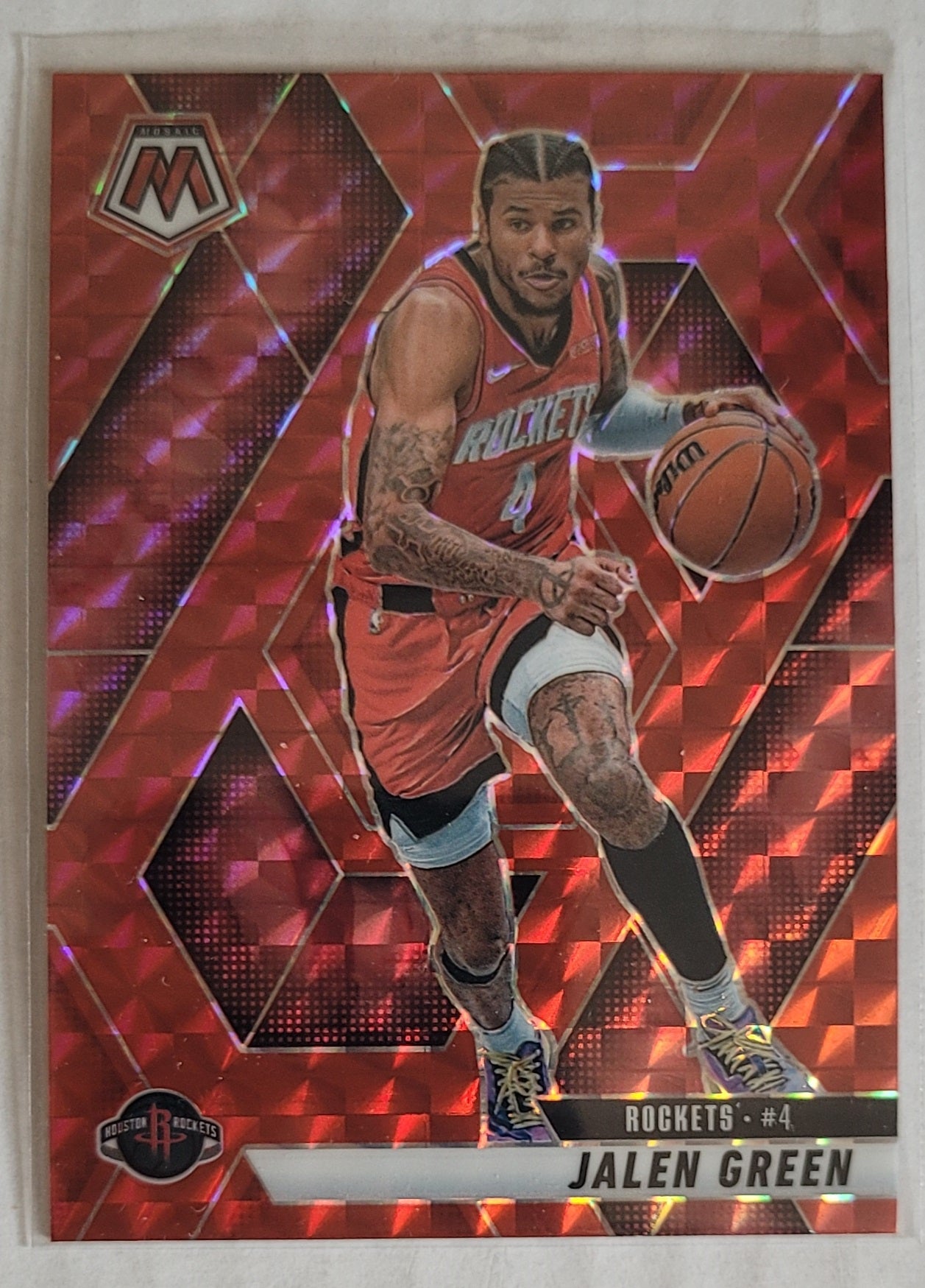 Jalen Green - 2024-25 Panini Mosaic Mosaic Red #131
