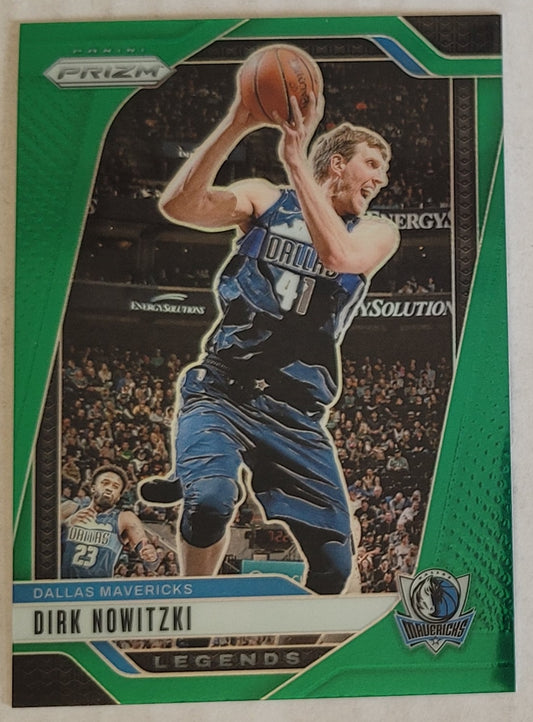 Dirk Nowitzki - 2024-25 Panini Prizm Prizms Green #272