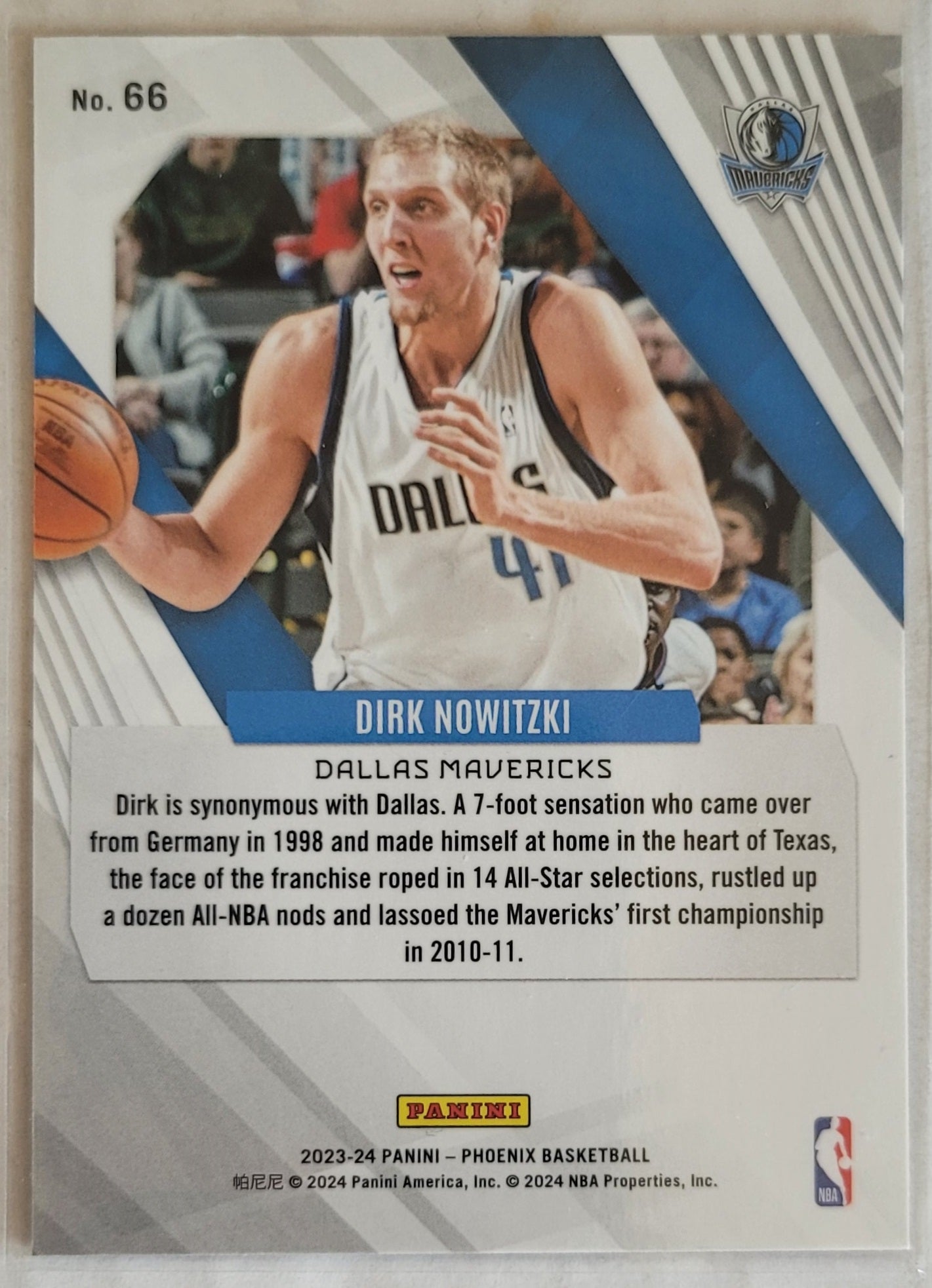 Dirk Nowitzki - 2023-24 Panini Phoenix Red Ice #66
