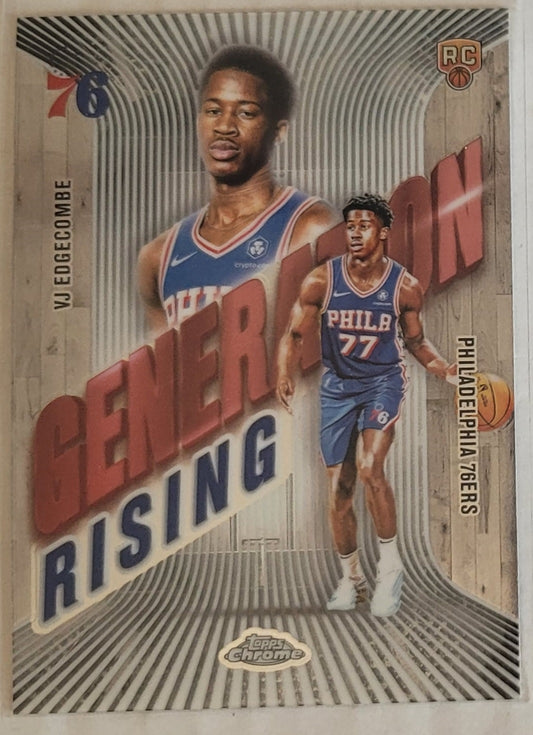 VJ Edgecombe - 2025-26 Topps Chrome Generation Rising #GR3
