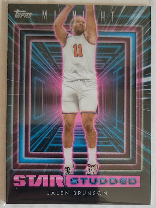 Jalen Brunson - 2023-24 Topps Midnight Star Studded #SS13