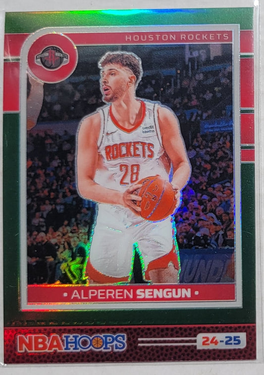 Alperen Sengun - 2024-25 Hoops Premium Prizms Green #210