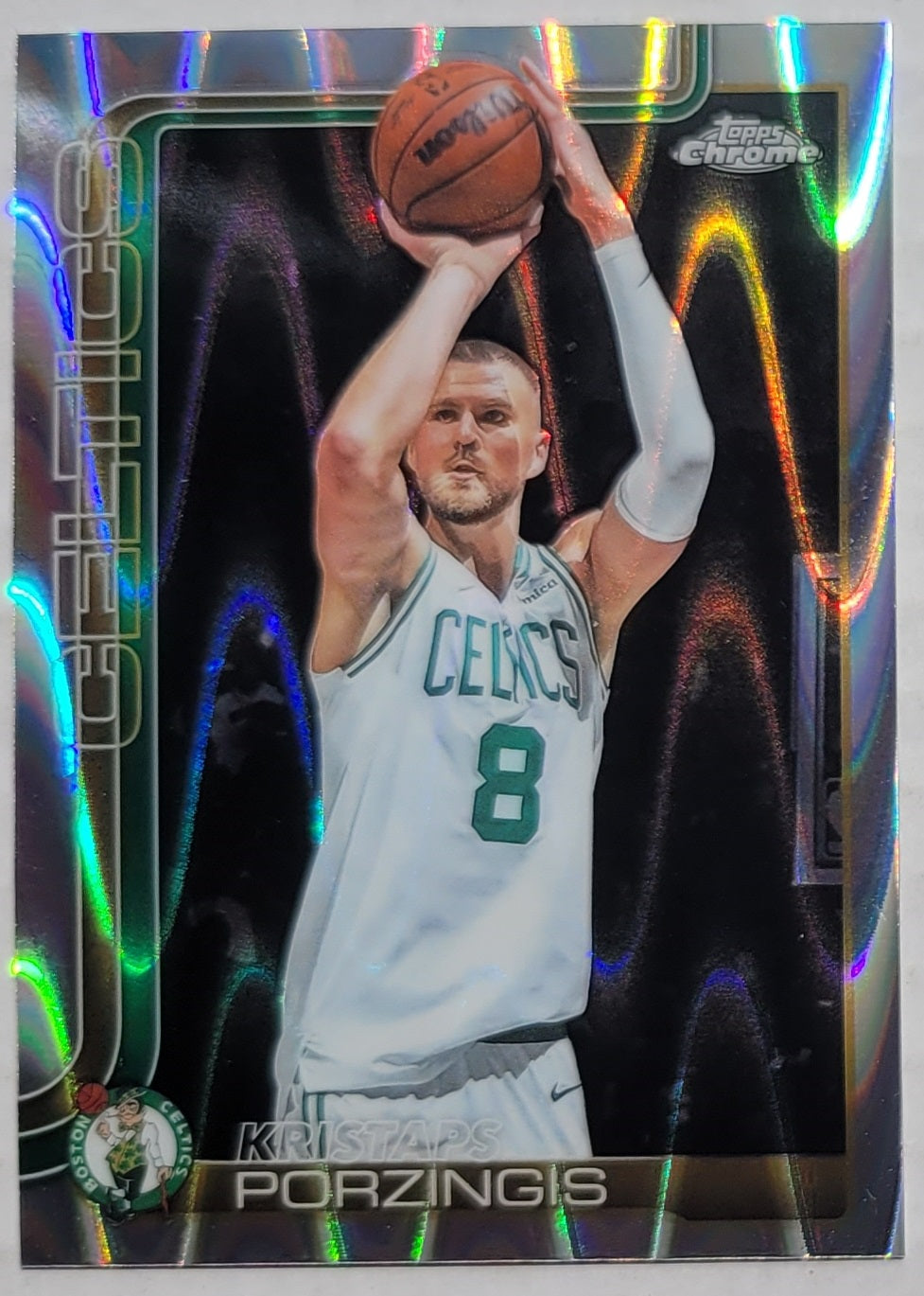 Kristaps Porzingis - 2025-26 Topps Chrome RayWave Refractors #41