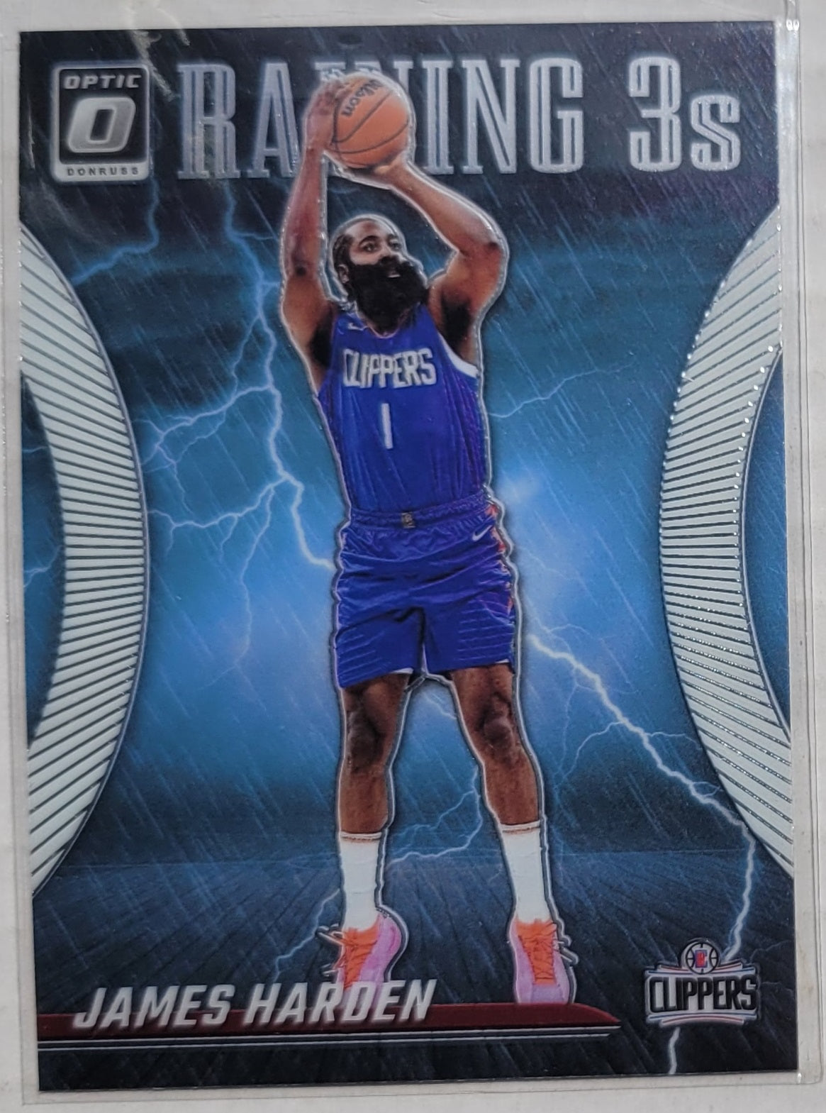 James Harden - 2023-24 Donruss Optic Raining 3s #4