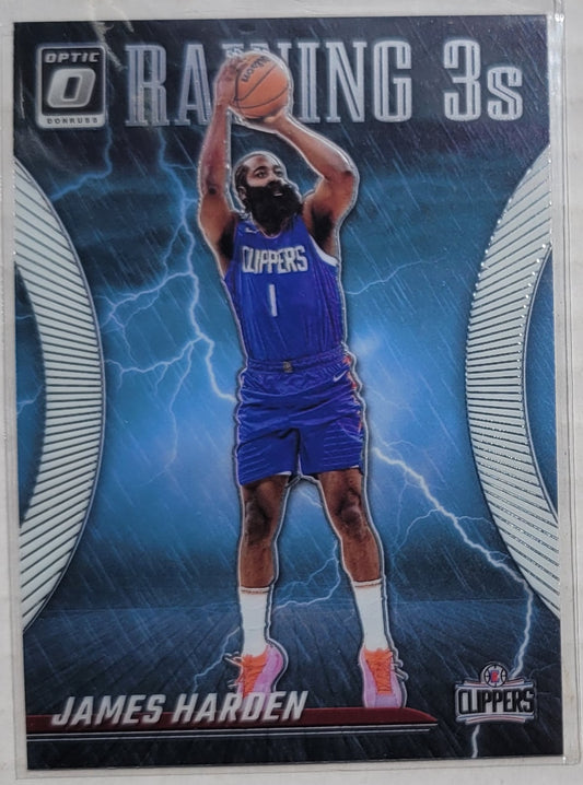 James Harden - 2023-24 Donruss Optic Raining 3s #4