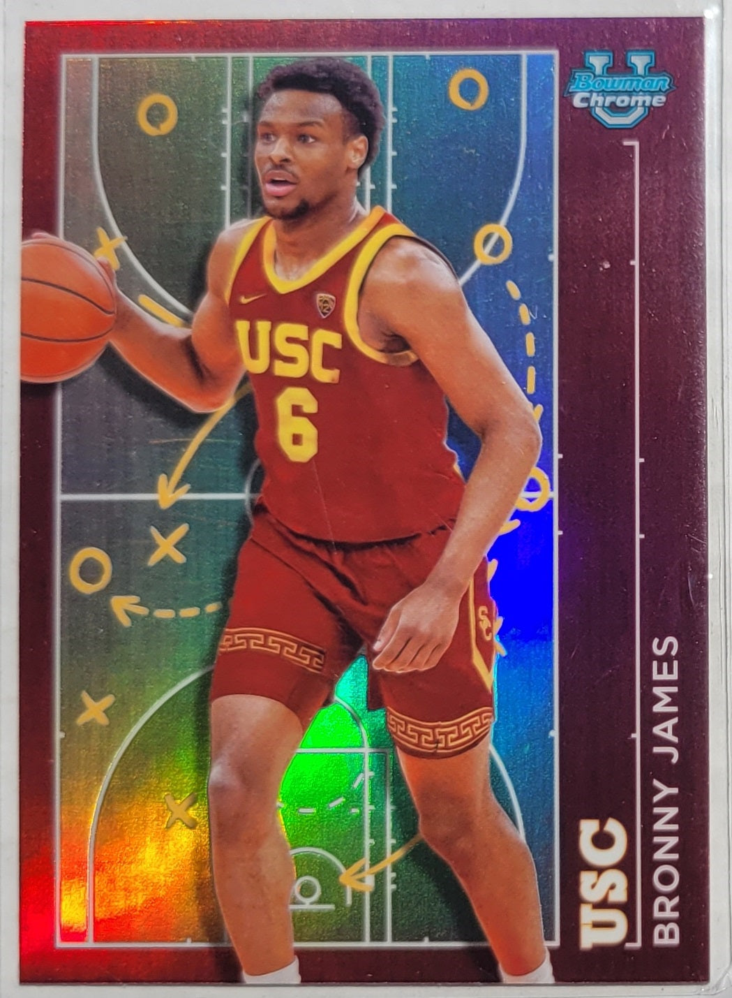 Bronny James - 2023-24 Bowman Chrome University Prodigal Playmakers #PP1