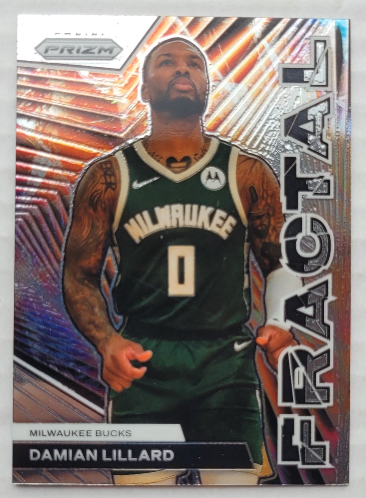 Damian Lillard - 2023-24 Panini Prizm Fractal #10