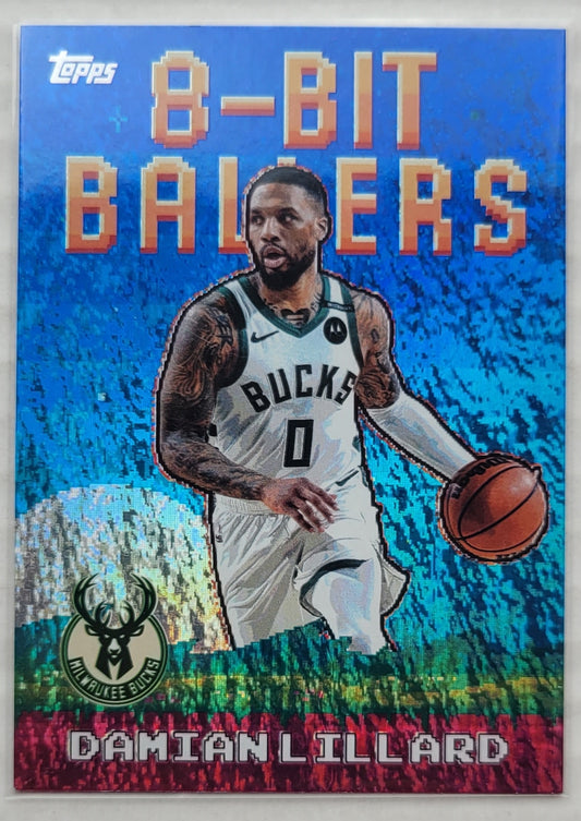 Damian Lillard - 2025-26 Topps 8-Bit Ballers Holo Foil #8B8