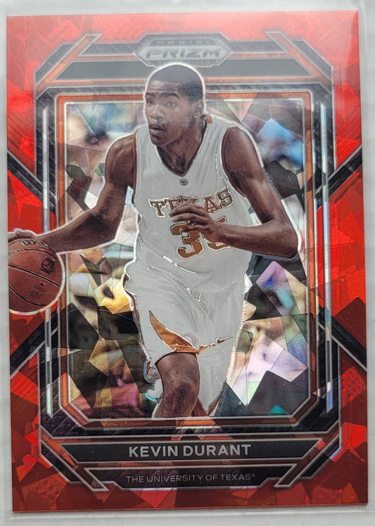Kevin Durant - 2023-24 Panini Prizm Draft Picks Prizms Red Ice #70