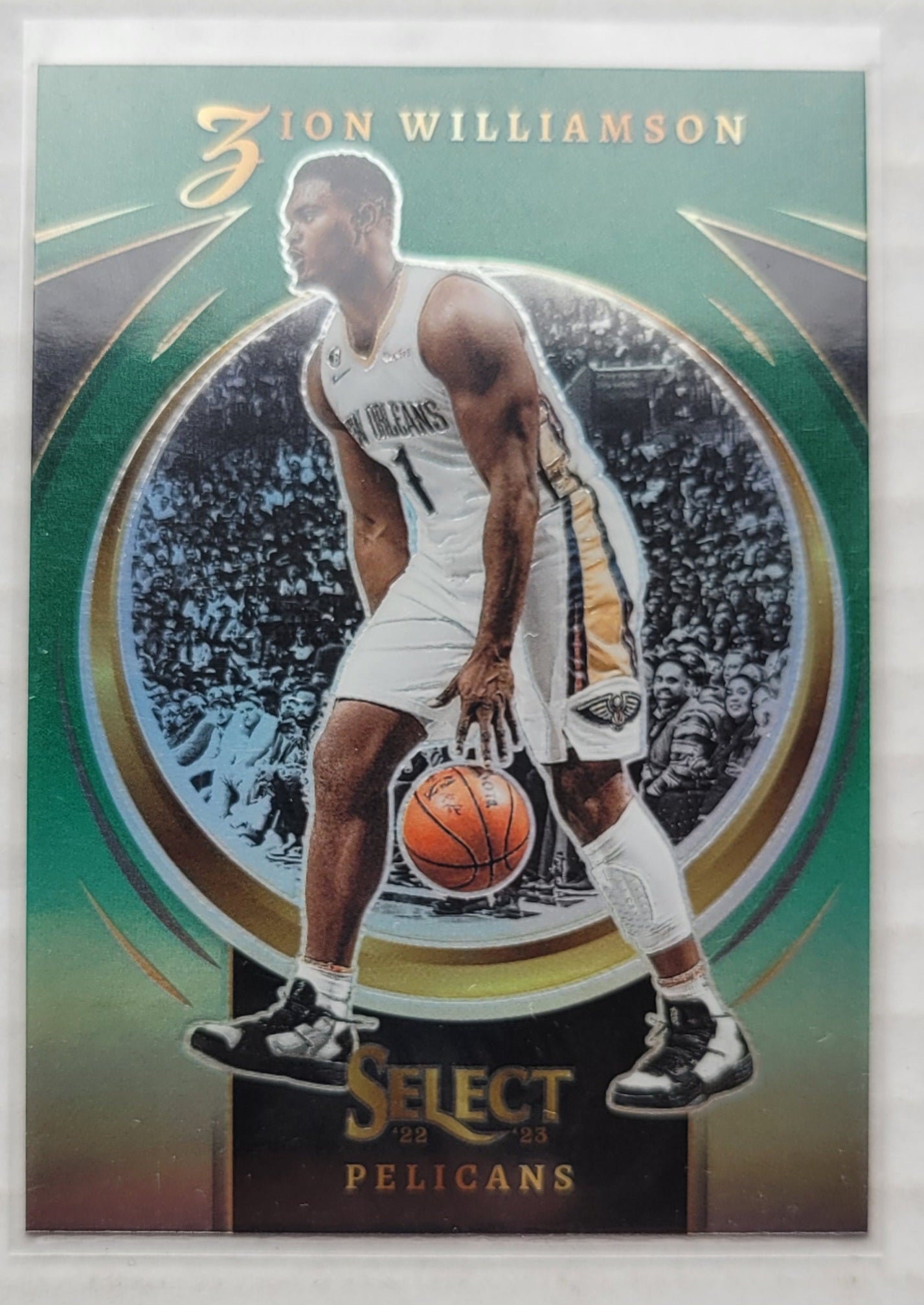 Zion Williamson - 2022-23 Select Certified Green Prizms #16
