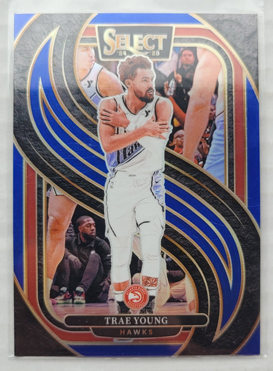 Trae Young - 2024-25 Select Blue Prizms #123