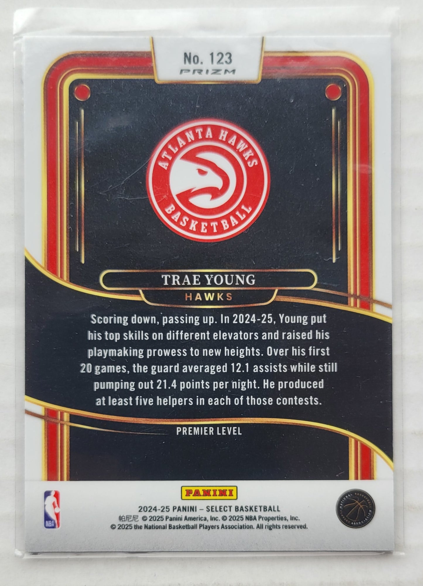 Trae Young - 2024-25 Select Blue Prizms #123