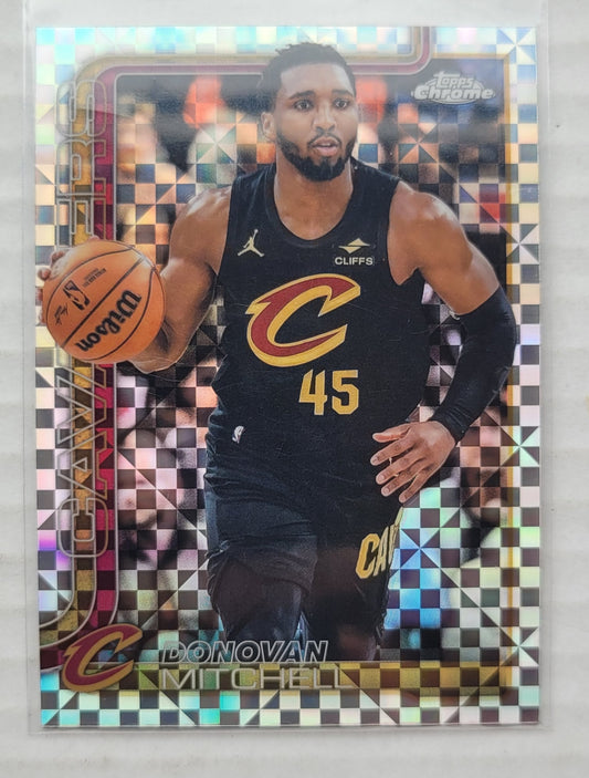 Donovan Mitchell - 2025-26 Topps Chrome X-Fractors #69