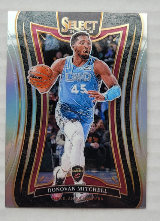 Donovan Mitchell - 2024-25 Select Silver Prizms #317