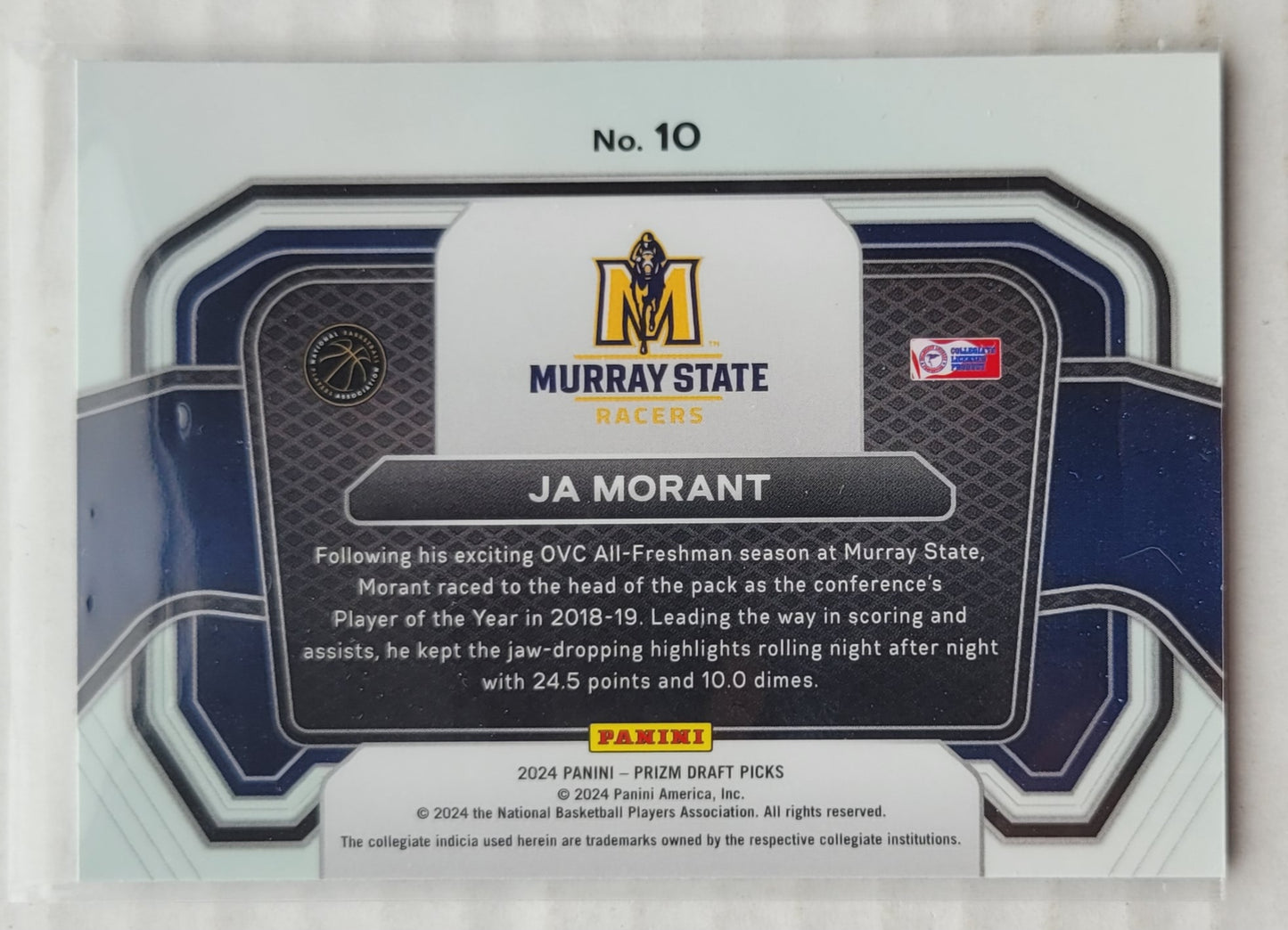 Ja Morant - 2024-25 Panini Prizm Draft Picks Campus Legends #10