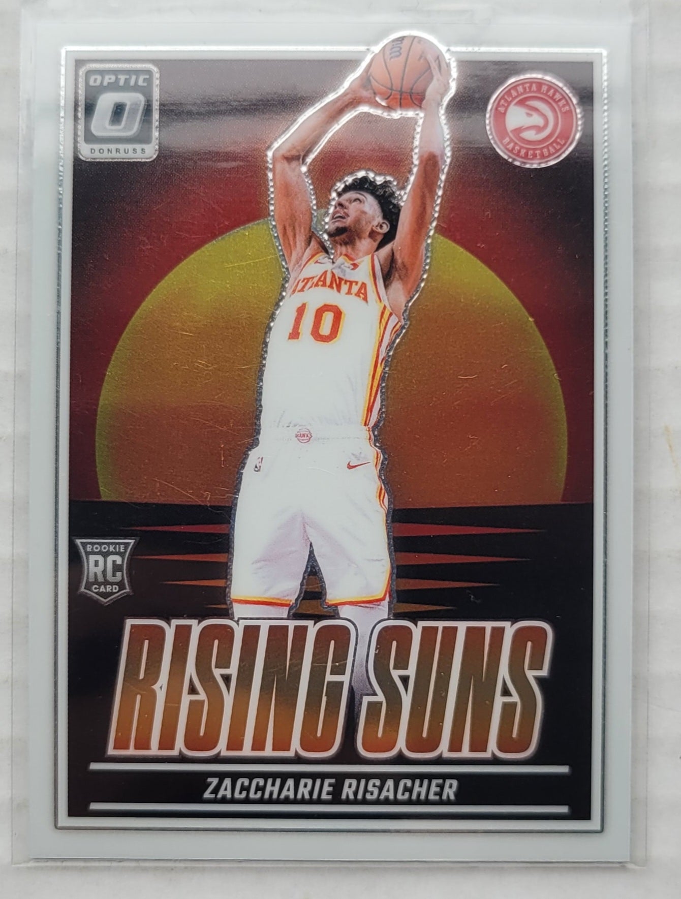 Zaccharie Risacher - 2024-25 Donruss Optic Rising Suns #14