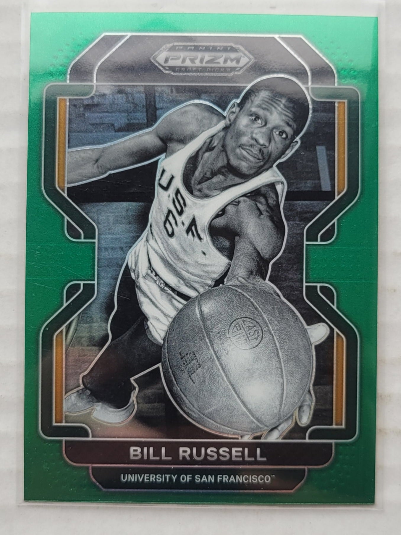 Bill Russell - 2022-23 Panini Prizm Draft Picks Prizms Green #4