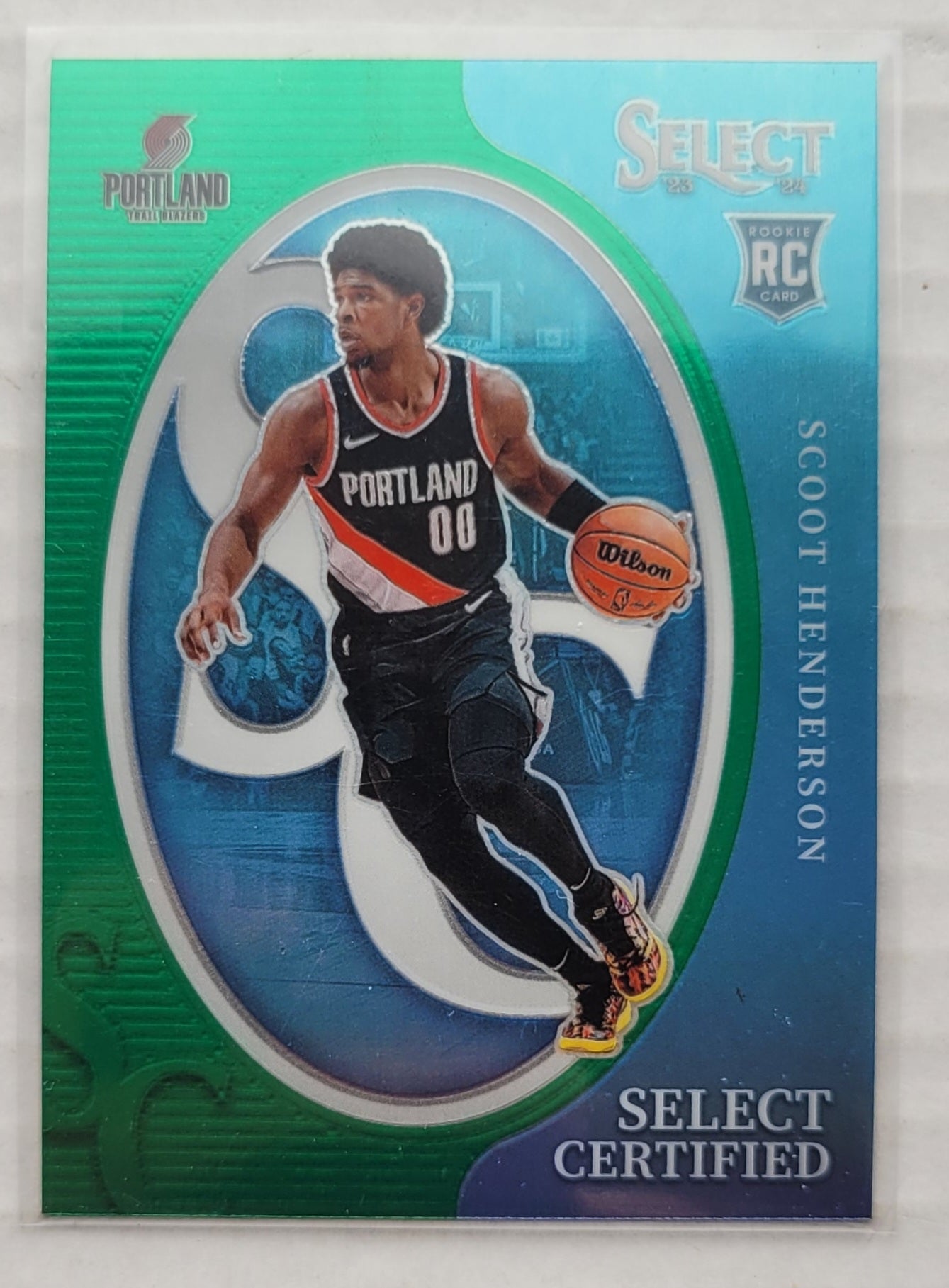 Scoot Henderson - 2023-24 Select Select Certified Green Prizms #19