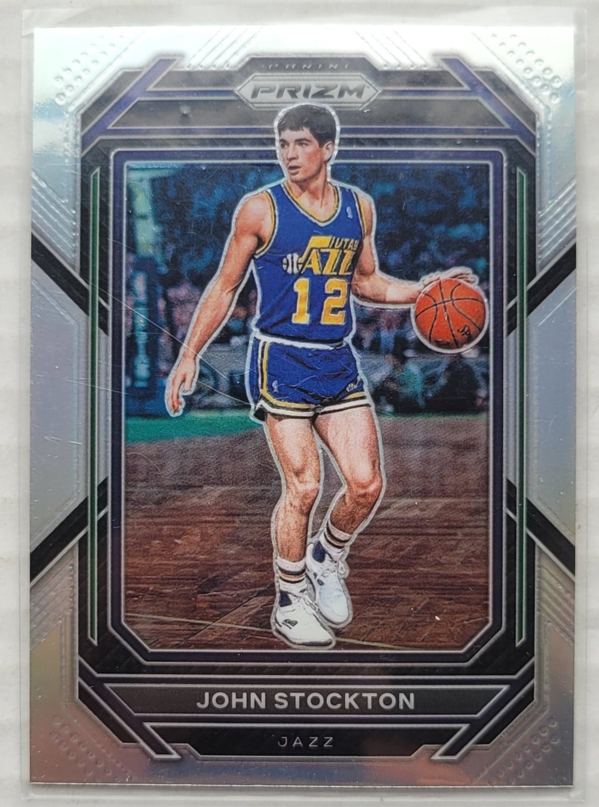 John Stockton - 2022-23 Panini Prizm Prizms Silver #292
