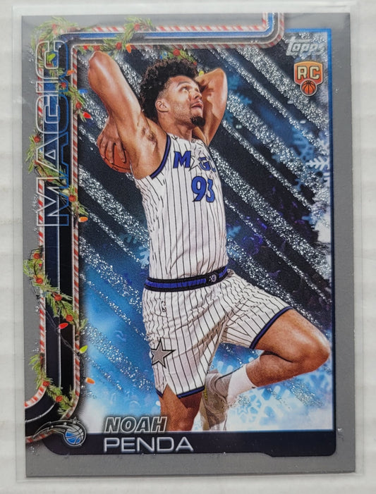 Noah Penda - 2025-26 Topps Holiday Glitter Holiday #H192 RC