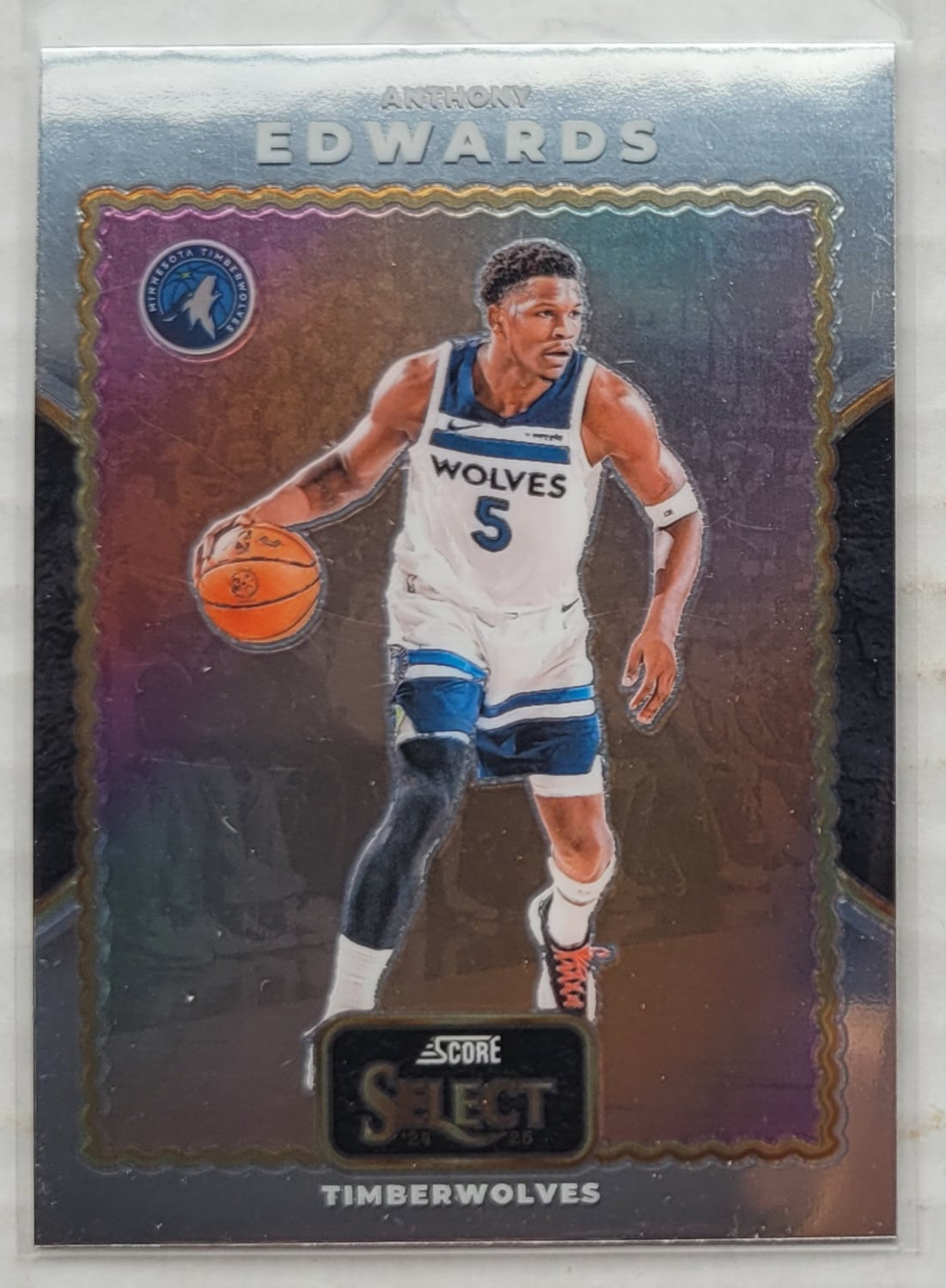 Anthony Edwards - 2024-25 Select Score Select Throwback #15