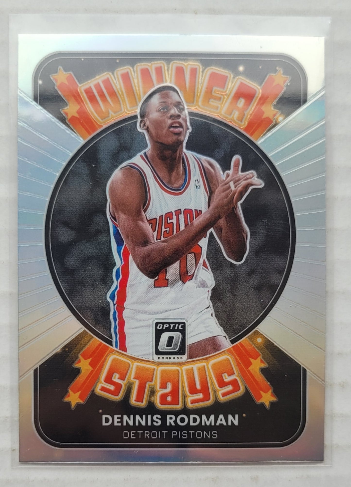 Dennis Rodman - 2021-22 Donruss Optic Winner Stays Holo #6