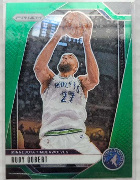 Rudy Gobert - 2024-25 Panini Prizm Prizms Green #159