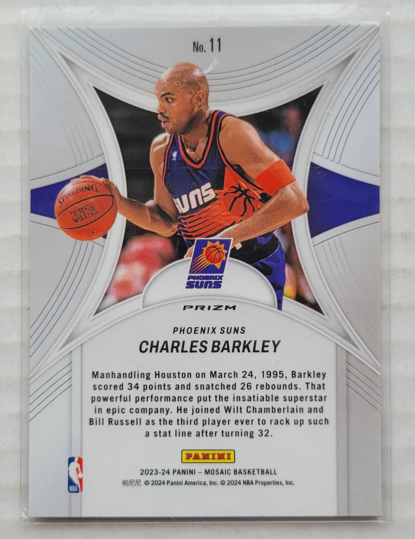 Charles Barkley - 2023-24 Panini Mosaic Epic Performers Mosaic Green #11
