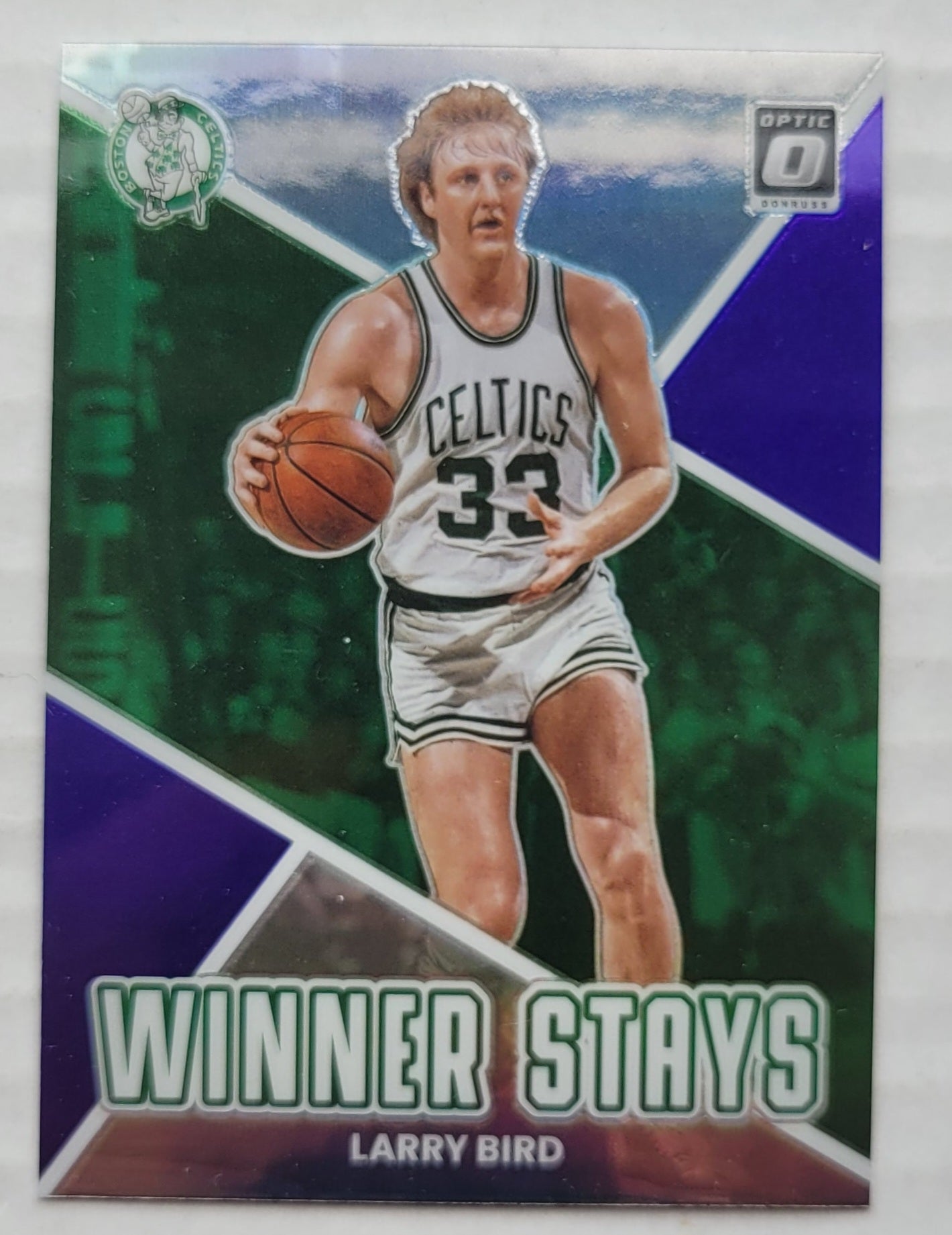 Larry Bird - 2022-23 Donruss Optic Winner Stays Purple #15