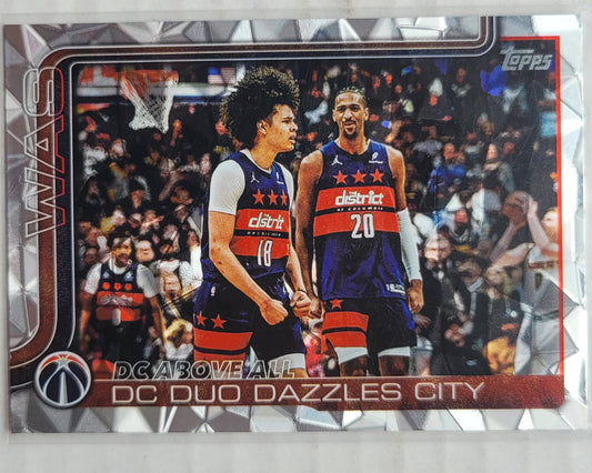 Kyshawn George / Alex Sarr - 2025-26 Topps Diamante #285 DC Above All