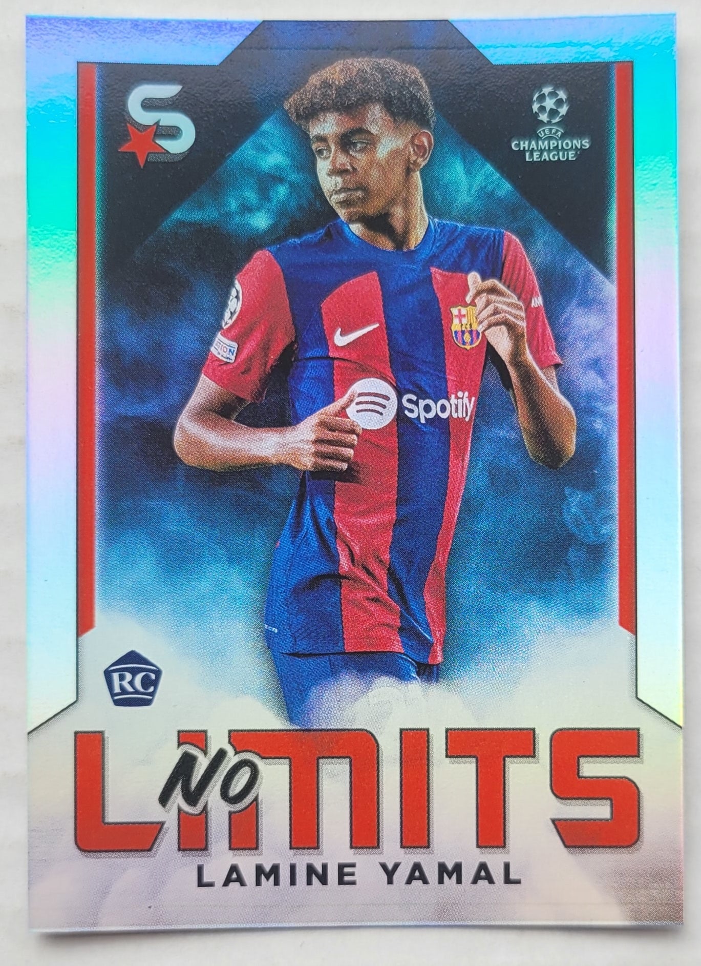 Lamine Yamal - 2023-24 Topps UEFA Club Competitions Superstars No Limits #NL06