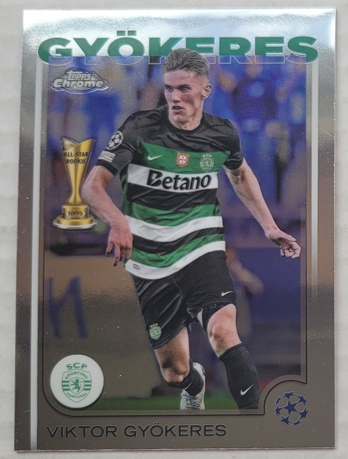 Viktor Gyokeres - 2024-25 Topps Chrome UEFA Club Competitions #131