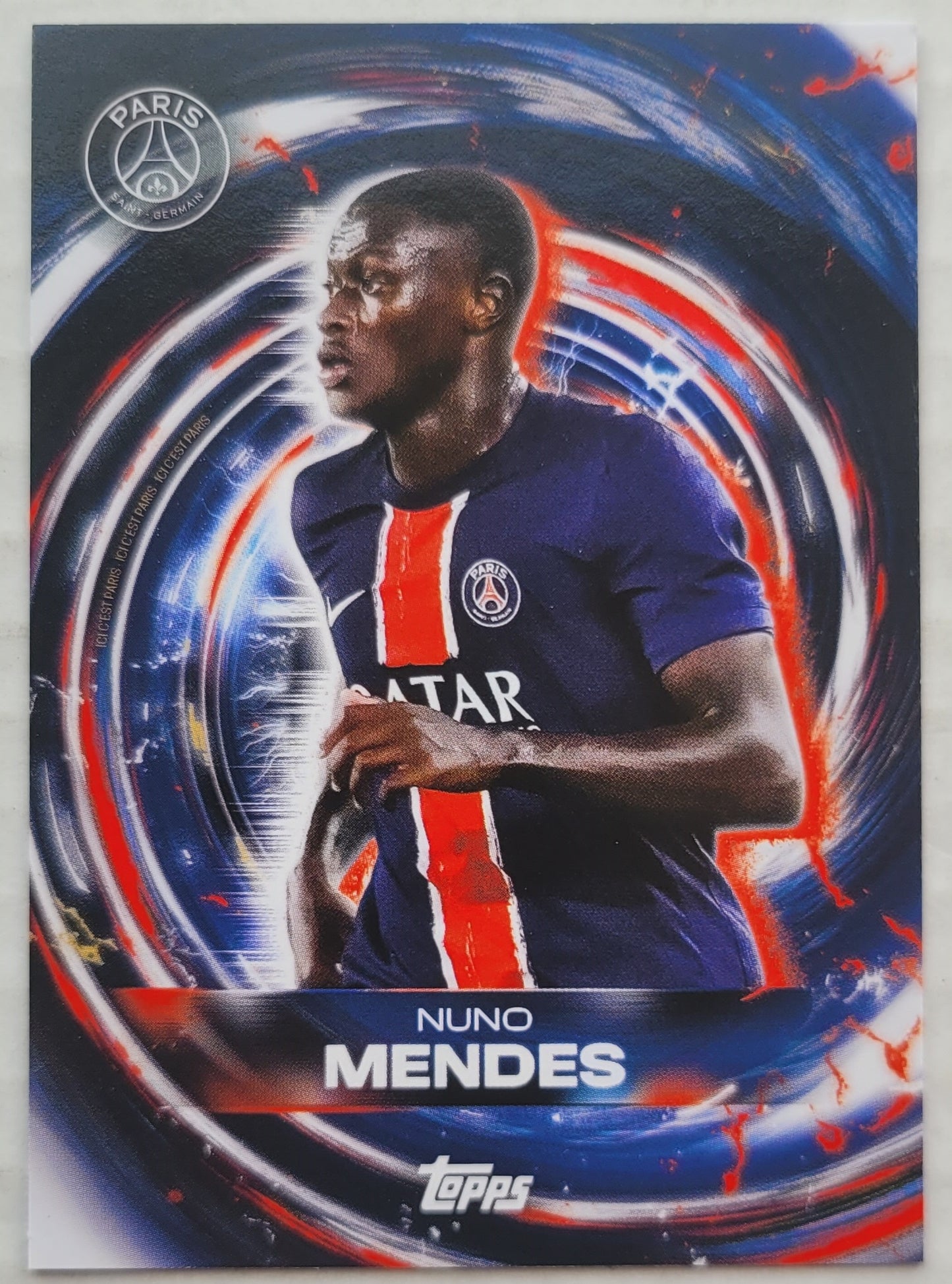 Nuno Mendes - 2024-25 Topps Paris Saint-Germain Team Set #40