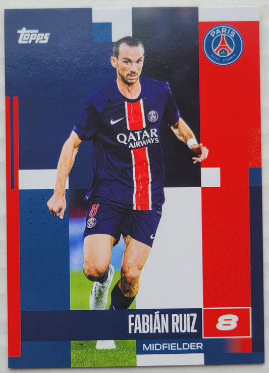 Fabian Ruiz - 2024-25 Topps Paris Saint-Germain Team Set #17