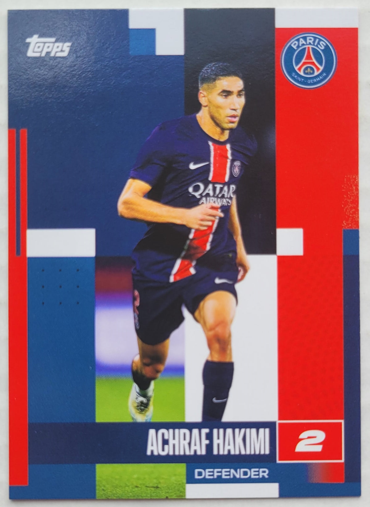 Achraf Hakimi - 2024-25 Topps Paris Saint-Germain Team Set #3