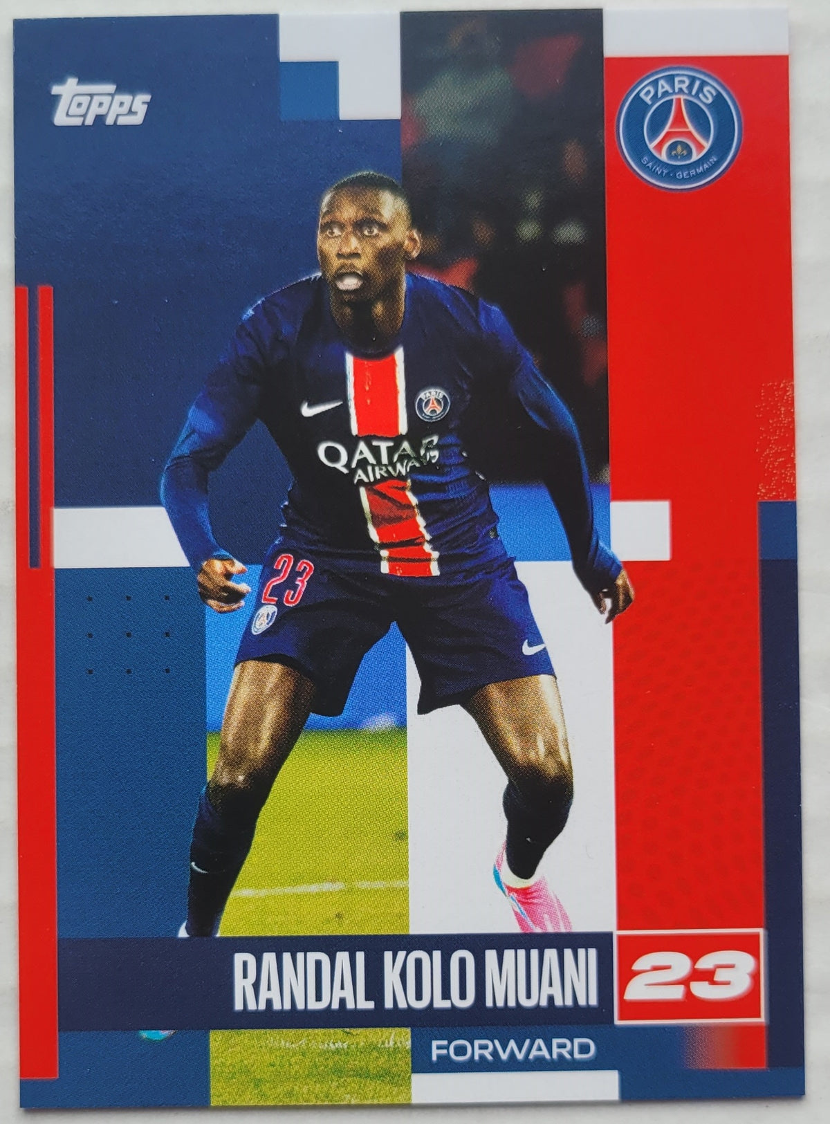 Randal Kolo Muani - 2024-25 Topps Paris Saint-Germain Team Set #24