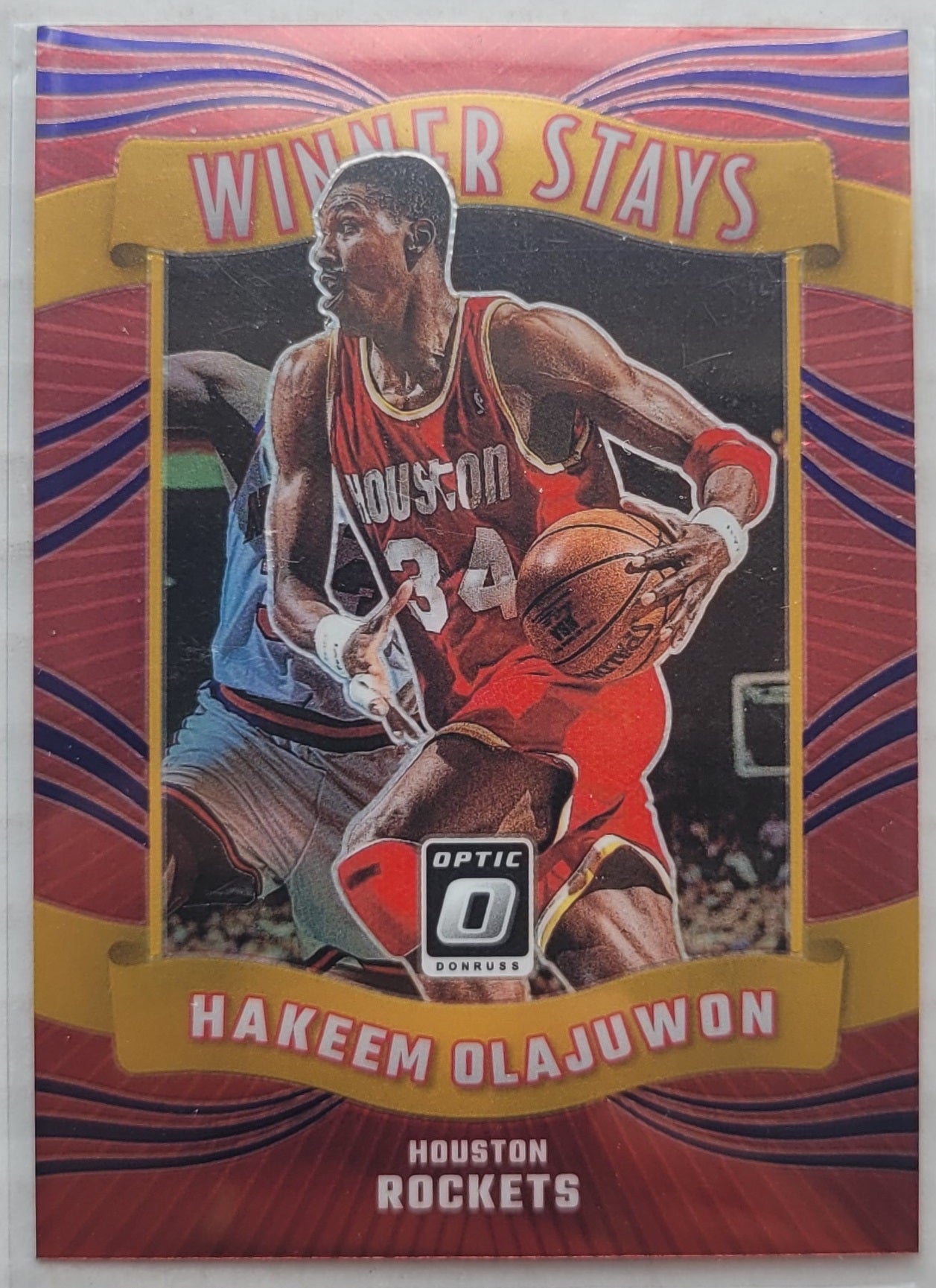 Hakeem Olajuwon - 2023-24 Donruss Optic Winner Stays Purple #12